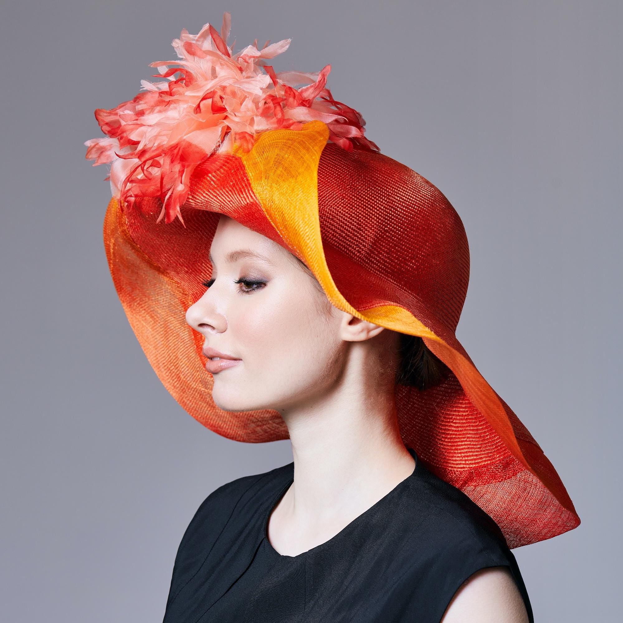Kentucky Derby Hat Wide-Brim Headwear - Divahats boutique